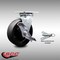 Service Caster 6 Inch SS Glass Filled Nylon Caster with Roller Bearing and Brake/Swivel Lock SCC-SS30S620-GFNR-TLB-BSL - alternate 2